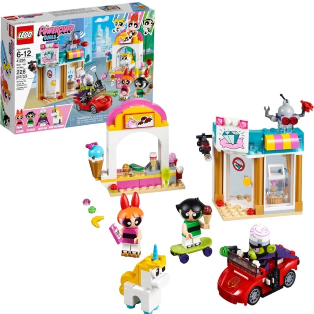 LEGO Powerpuff Girls 41288 Mojo Jojo Strikes Blossom Buttercup Donny the Unicorn